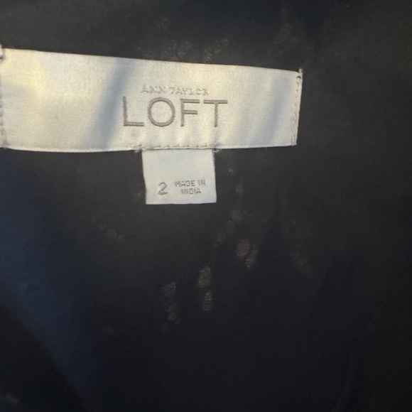 Ann Taylor LOFT Navy and Black dress - Picture 3 of 4